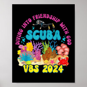 Diving Into Friendship With God Beach Scuba Vbs 20 Poster