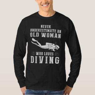 Diving into Fun: Old Mans Aquatic Adventures Know T-Shirt