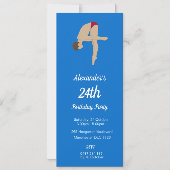 Diving Invitation (Front)