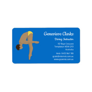 Diving Label