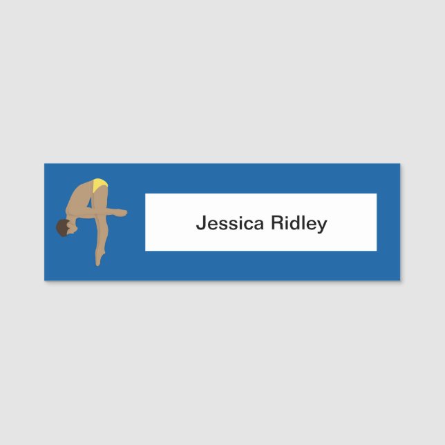 Diving Name Tag (Front)