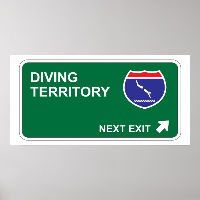 Diving Next Exit Poster (Front)