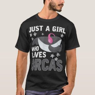 Diving Orca Cute Whale Women Girls Gift Orca  T-Shirt