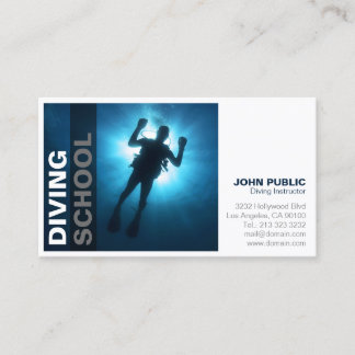 Diving School Business Card