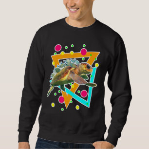Diving Sea Cute Turtle Fish Scuba Diver Ocean Sweatshirt