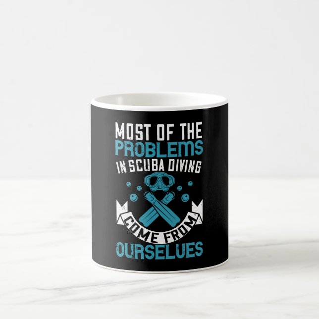 Diving - Self-made Scuba Diving Problems Coffee Mug (Center)