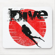 Diving sport, American Diver Down Flag SCUBA