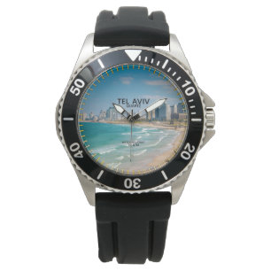 Diving Stainless Steel Custom City Photo Name Watch
