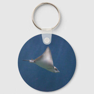 Diving Stingray Key Ring