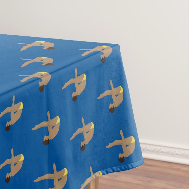 Diving Tablecloth (In Situ)