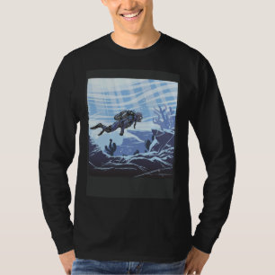 Diving Water Scuba Diver Ocean Swimmer Diving T-Shirt