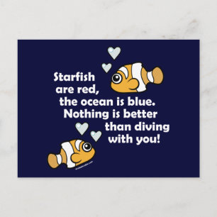 Diving With You Postcard