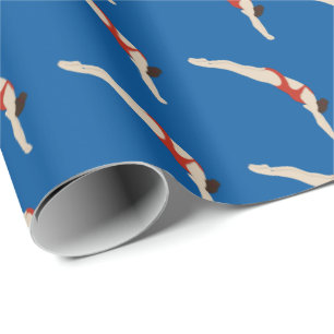 Diving Wrapping Paper