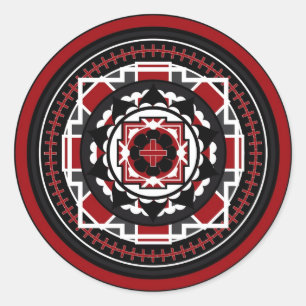 Division Mandala Sticker