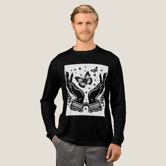 divorce & breakup Tri-Blend shirt (Full Front)