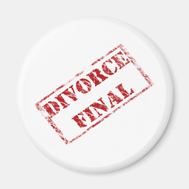 Divorce Final Stamp Magnet (Front)