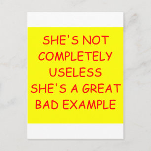 DIVORCE joke Postcard