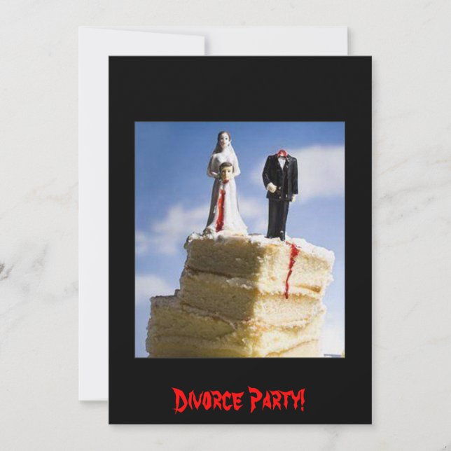 Divorce Party Invitation (Front)