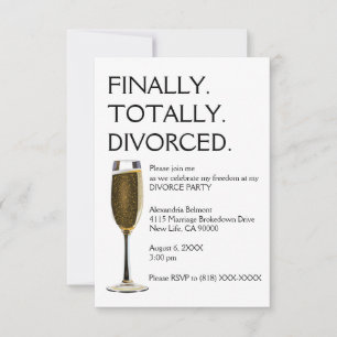 Divorce Party Invitations