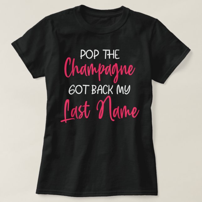 Divorce Party Newly Divorced Support Squad for Div T-Shirt (Design Front)