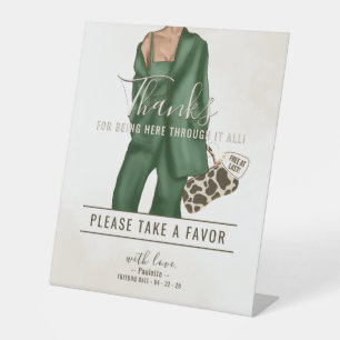 Divorce Party Pedestal Sign
