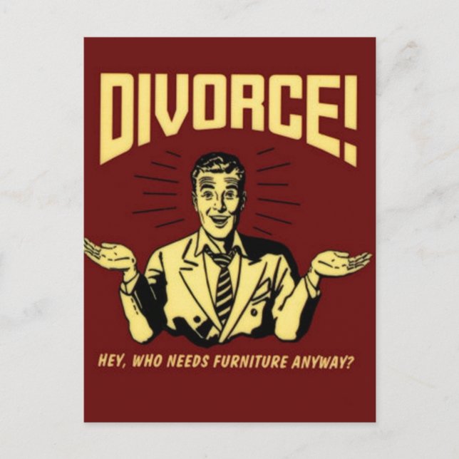 Divorce Postcard (Front)