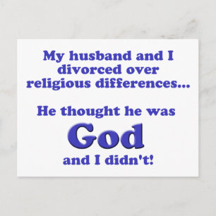 Divorced Postcard