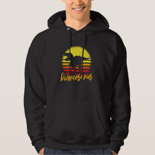 Divorcesaurus Dinosaur Just Divorced Divorce Party Hoodie