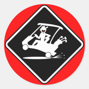 Divots DUDE-3 Classic Round Sticker