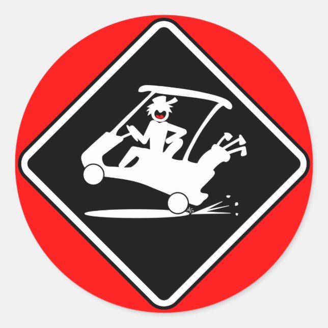 Divots DUDE-3 Classic Round Sticker (Front)