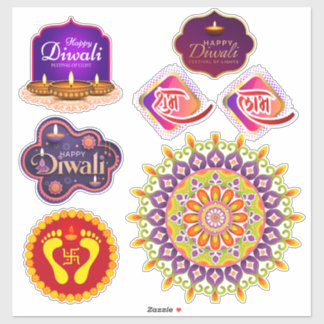 Diwali and rangoli set
