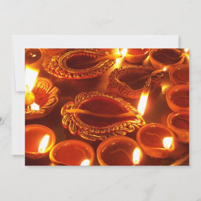 diwali diya card (Front)