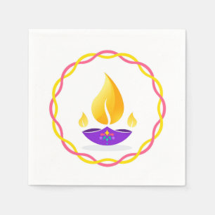 Diwali Diya Napkins
