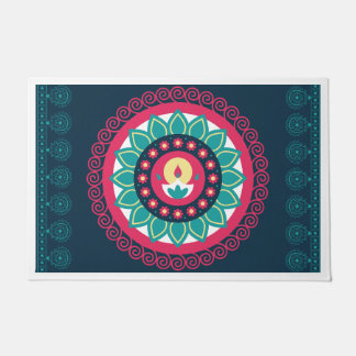 Diwali Doormat; Diwali home Decor Doormat
