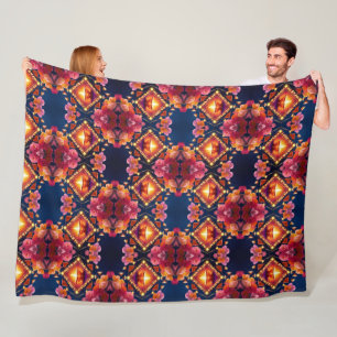 Diwali Fireworks Fleece Blanket