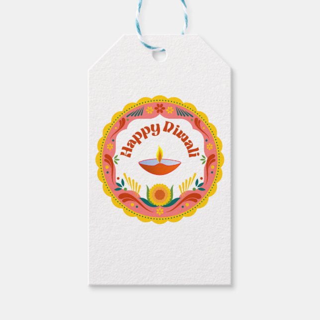 Diwali Gift Tag ( Happy Diwali) (Front)