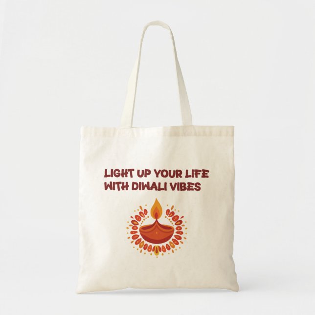 Diwali Glow - festive tote bag  (Front)