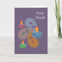 Diwali Greeting - Paisleys