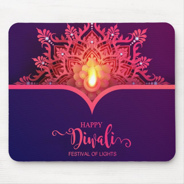 Diwali  mouse pad (Front)