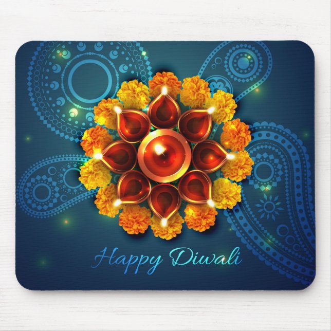Diwali  mouse pad (Front)