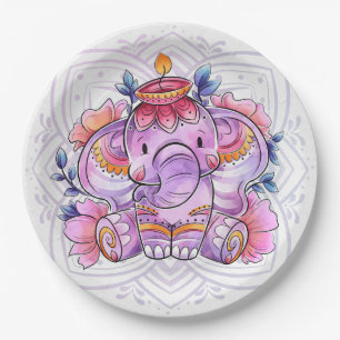 Diwali  Paper Plate