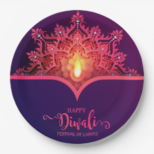 Diwali  Paper Plate