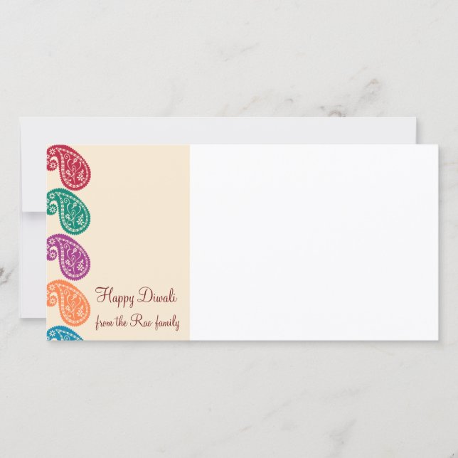 Diwali Photo Card (Front)