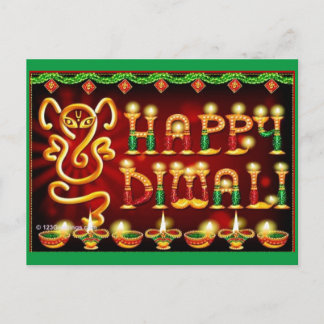 Diwali Postcard
