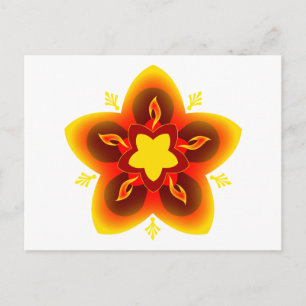diwali rangoli postcard