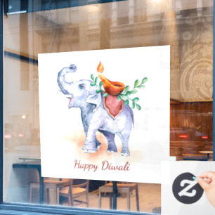Diwali Window Cling