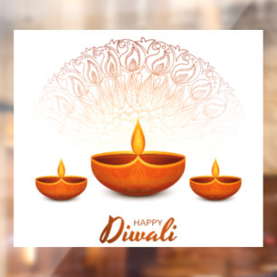 Diwali Window Cling