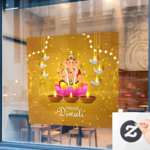 Diwali Window Cling