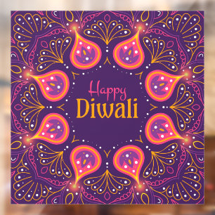 Diwali Window Cling