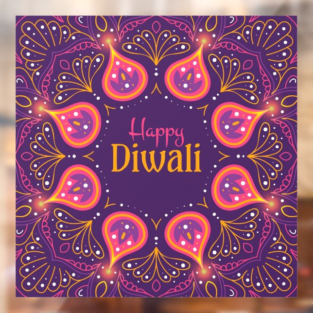 Diwali Window Cling (Sheet 2)